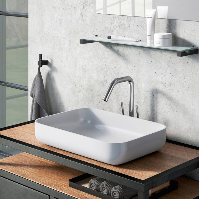 Zack Gancho Pared Toalla Negro Colección Carvo